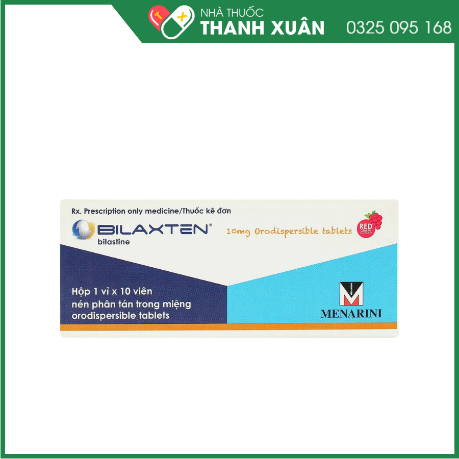 Bilaxten 10mg điều trị viêm mũi dị ứng, mày đay